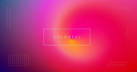 Poster - Abstract Minimalist Gradient Background. Modern colorful backdrop. Cool trendy soft color illustration.
