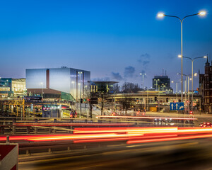 traffic at night