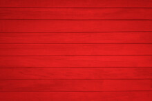 Red Wood Plank Texture Background For Design Or Wallpaper.