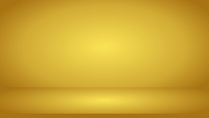 Wall Mural - Luxury gold abstract background. studio, room. Business report paper with smooth gradient for banner, card