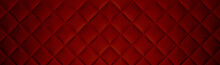 Textured Wall Of Red Diamond  Geometric Background