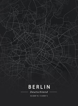 Map Of Berlin, Germany