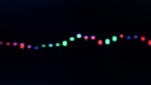 Animation Of Colorful Changing Path Lines On A Black Background (candlestick), Intentionally Blurred. Useful Concept For Stock Market, Chart, Economy, Forecast, Random, Growth, Computer, Trade, Diagra