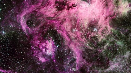 Wall Mural - 4k surface nebula hovering in the universe