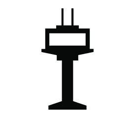 Sticker - Airport tower icon