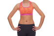 © fotodrobik - Fitness trainer athletic body. Perfect belly. Ornament in the navel