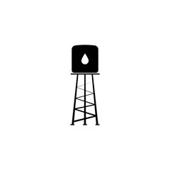 Sticker - water tower icon.