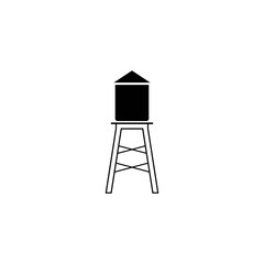 Sticker - Water tower icon.