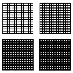 Poster - Squares grid, mesh grating, trellis vector