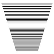 Lines, Stripes In 3d Perspective. Lines Vanishing Into Horizon. Dynamic Angled Line