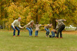 © aletia2011 - Happy smiling family relaxing in autumn park