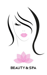 Wall Mural - Logo for spa and beauty  salon