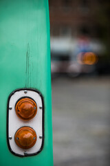 Wall Mural - Vintage car rear turn signal