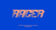 © vay.pariama - Halftone text effect with sporty italic font, suitable for logo, logotype, monogram, title, headline, poster, flyer