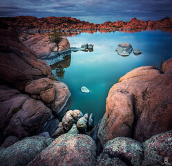 sea and rocks