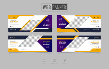 Wall Mural - Digital business marketing agency web banner