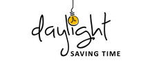 Slogan Daylight Saving Time Concept. Summertime Sign.  Fun Vector Clock Switch Icon. Forwards. Standard Clocks Summer Time  Or Winter Time ( Summertime Or Wintertime ).