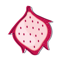 Sticker - tropical dragon fruit