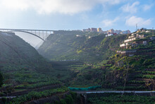 Los Tilos Viaduct At La Palma, Canary Islands, Spain