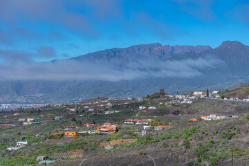 Wall Mural - Agricultural landscape of La Palma, Canary islands, Spain