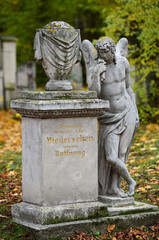 Der 1874 geschlossene und unter Denkmalschutz stehende Friedhof Sankt Marx in Wien - The Sankt Marx cemetery in Vienna, which was closed in 1874 and is a listed building