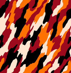 Seamless camouflage pattern, modern camouflage print.