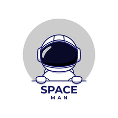 Wall Mural - Spaceman Logo