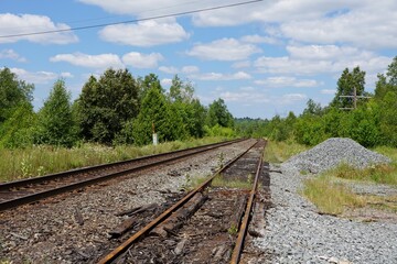 rail road in northern ontario canada