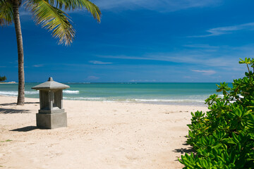 Poster - sea and beach background with copy space