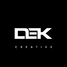 DEK Letter Initial Logo Design Template Vector Illustration
