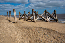 Remains Of The Extended Part Of The Wellington Pier At Great Yarmouth