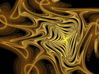Wall Mural - abstract fractal spiral background, computer-generated illustration.