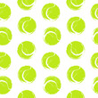 Abstract background with tennis balls. Sports seamless pattern for banners design, posters, print for T-shirts.