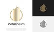 Real Estate Logo. Luxury Logo. Construction Architecture Building Logo Design Template Element	