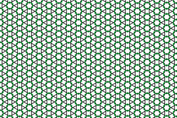 seamless pattern with flower and star shape.
