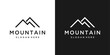 simple mountain business logo design vector template.