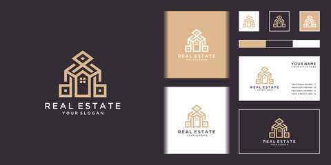 Wall Mural - Luxury house logo design template inspiration