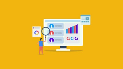 Wall Mural - crm concept. customer relationship marketing management solution, lead generation and conversion dat