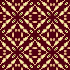 Geometric vector pattern with triangular elements. Seamless abstract ornament for wallpapers and backgrounds. 