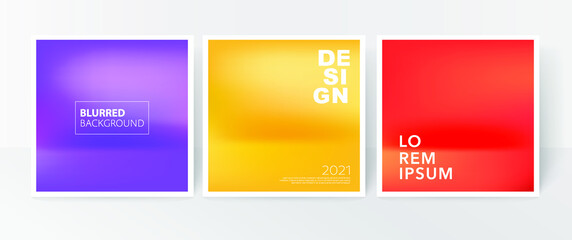 Wall Mural - colourful gradient mesh blurred background. design for banner or post.