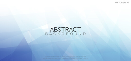 Wall Mural - modern blue business background. abstract banner design template with line geometric shape for moder