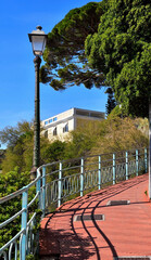 Wall Mural - the sea promenade in Genoa nervi Italy