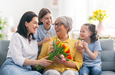 Wall Mural - Happy mother's day