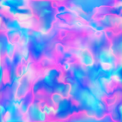Wall Mural - Pattern seamless marble pink, blue background texture, vector trendy holographic, pastel multicolored, color vibrant gradient backdrop, pastel blurred modern design, neon hologram, vivid, bright