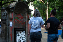 Black Lives Matter, Park Setting During Portland, Oregon Protests, Riots (PDX)
