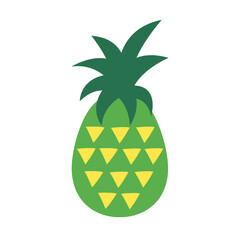 Wall Mural - green pineapple icon