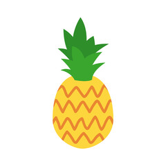 Wall Mural - pineapple with lines