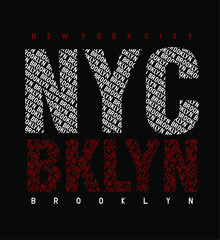 NYC New York City design typography,  Grunge background vector design text illustration, sign, t shirt graphics, print.