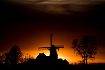 Wall Mural - An beautiful windmill