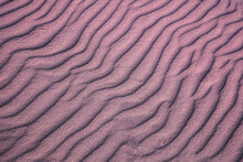 Abstract Wavy Sandy Background. Beach Sand Texture